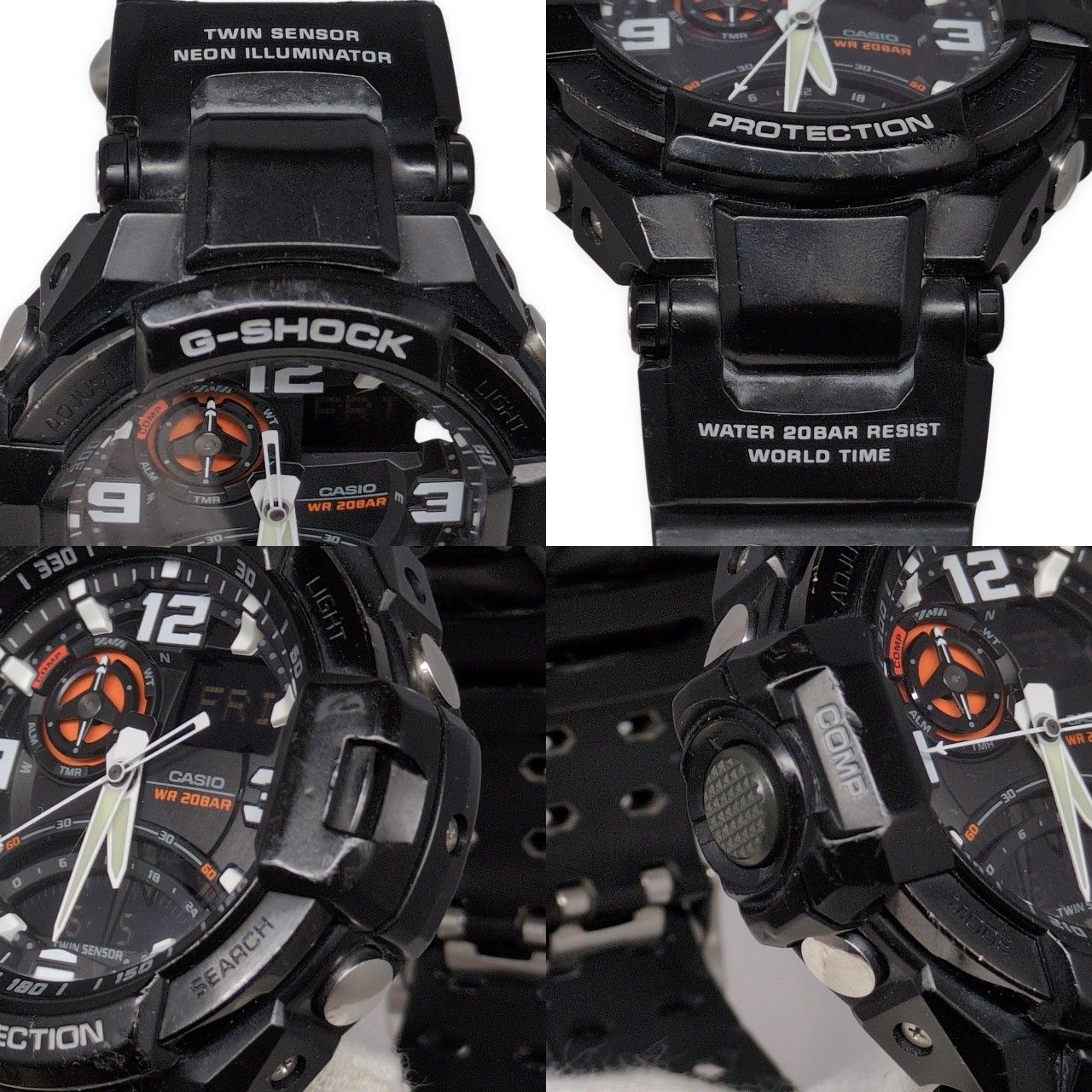 G-SHOCK ジーショック CASIO カシオ 腕時計 GA-1000-1A SKY COCKPIT 