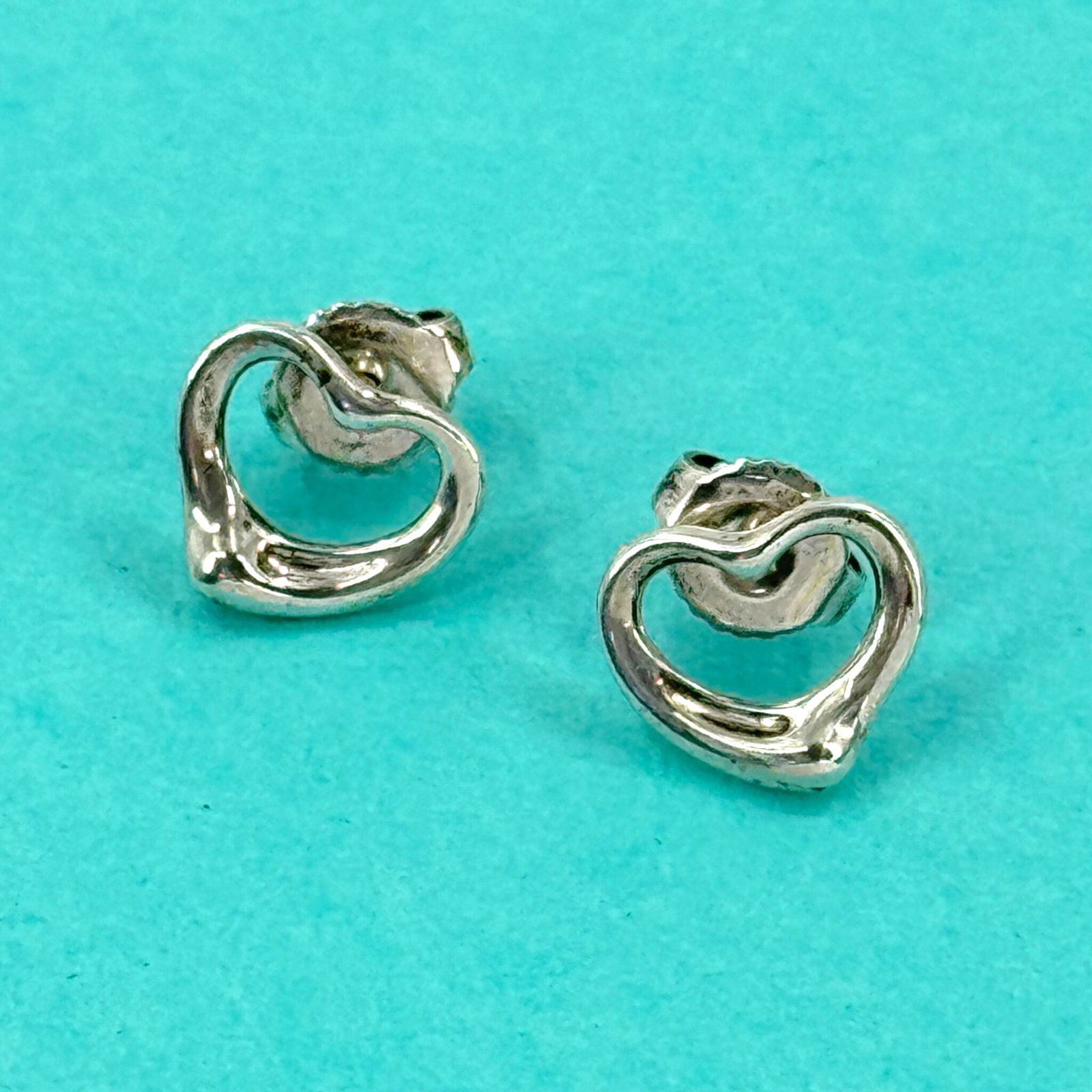 TIFFANY オープンハート ピアス SV925 エルサ・ペレッティ
