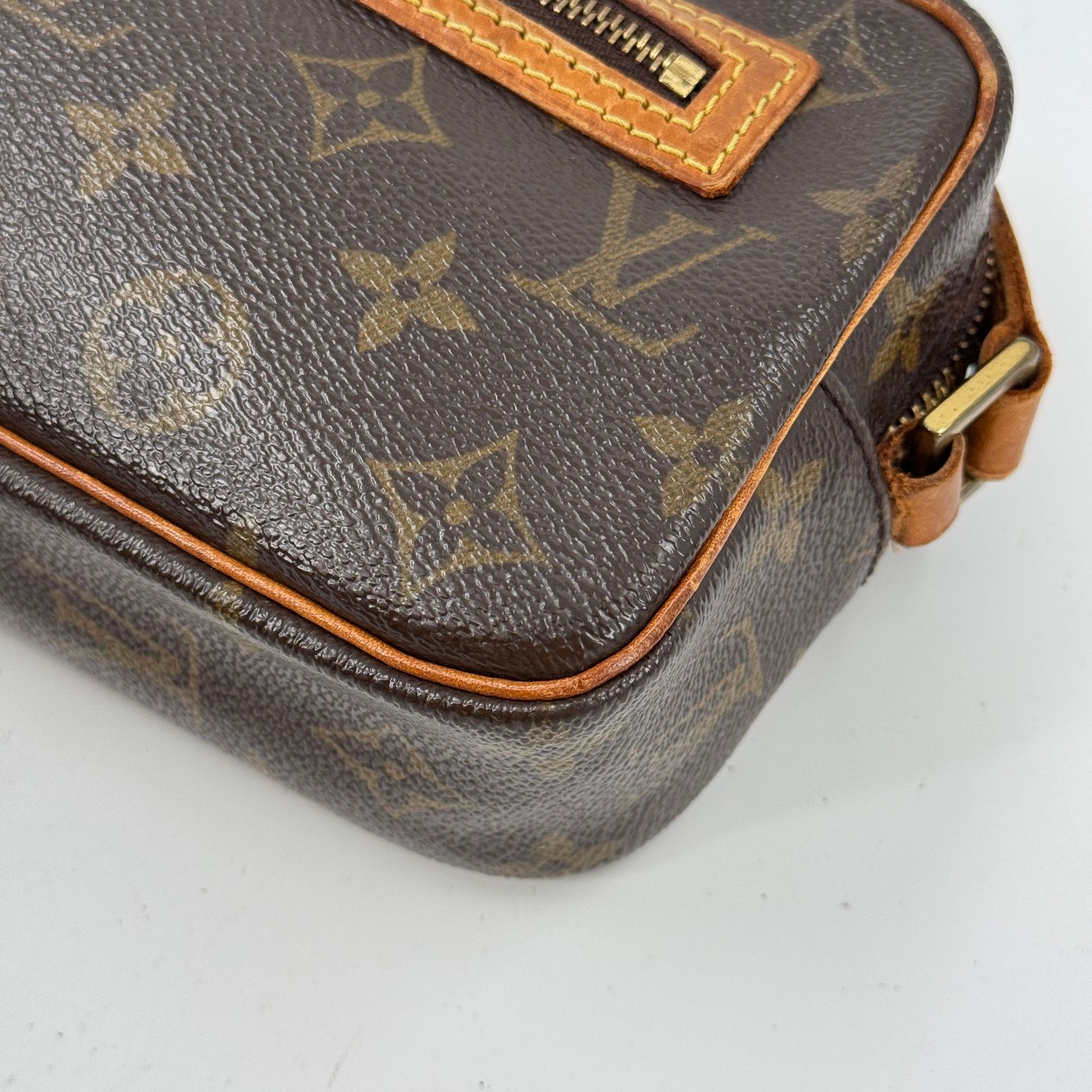 LOUIS VUITTON ポシェットシテ PM モノグラムキャンバス ブラウン 