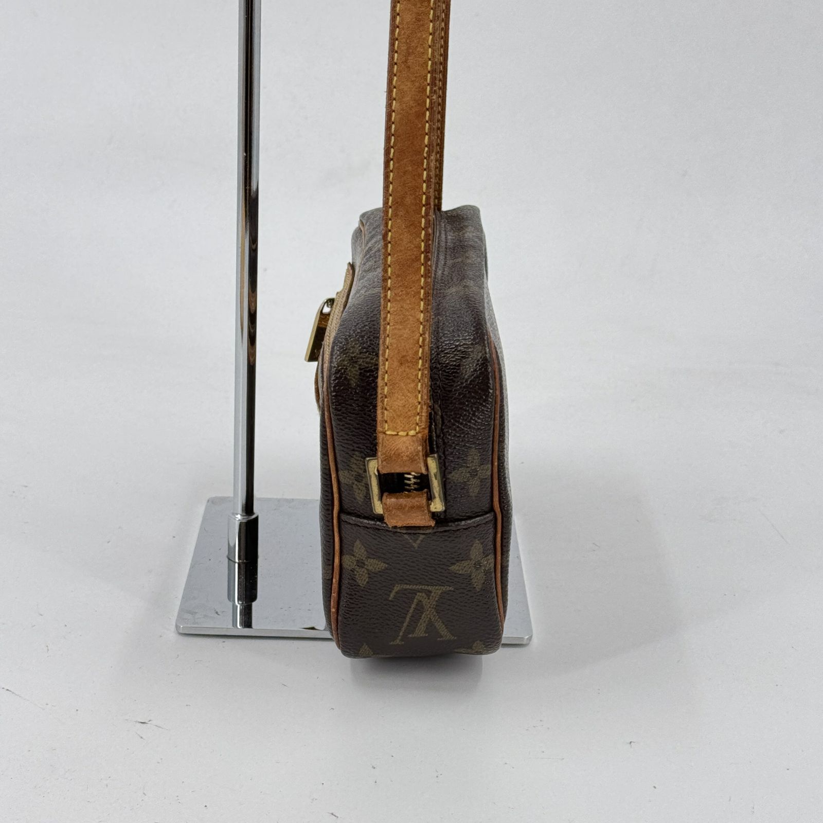 LOUIS VUITTON ポシェットシテ PM モノグラムキャンバス ブラウン 