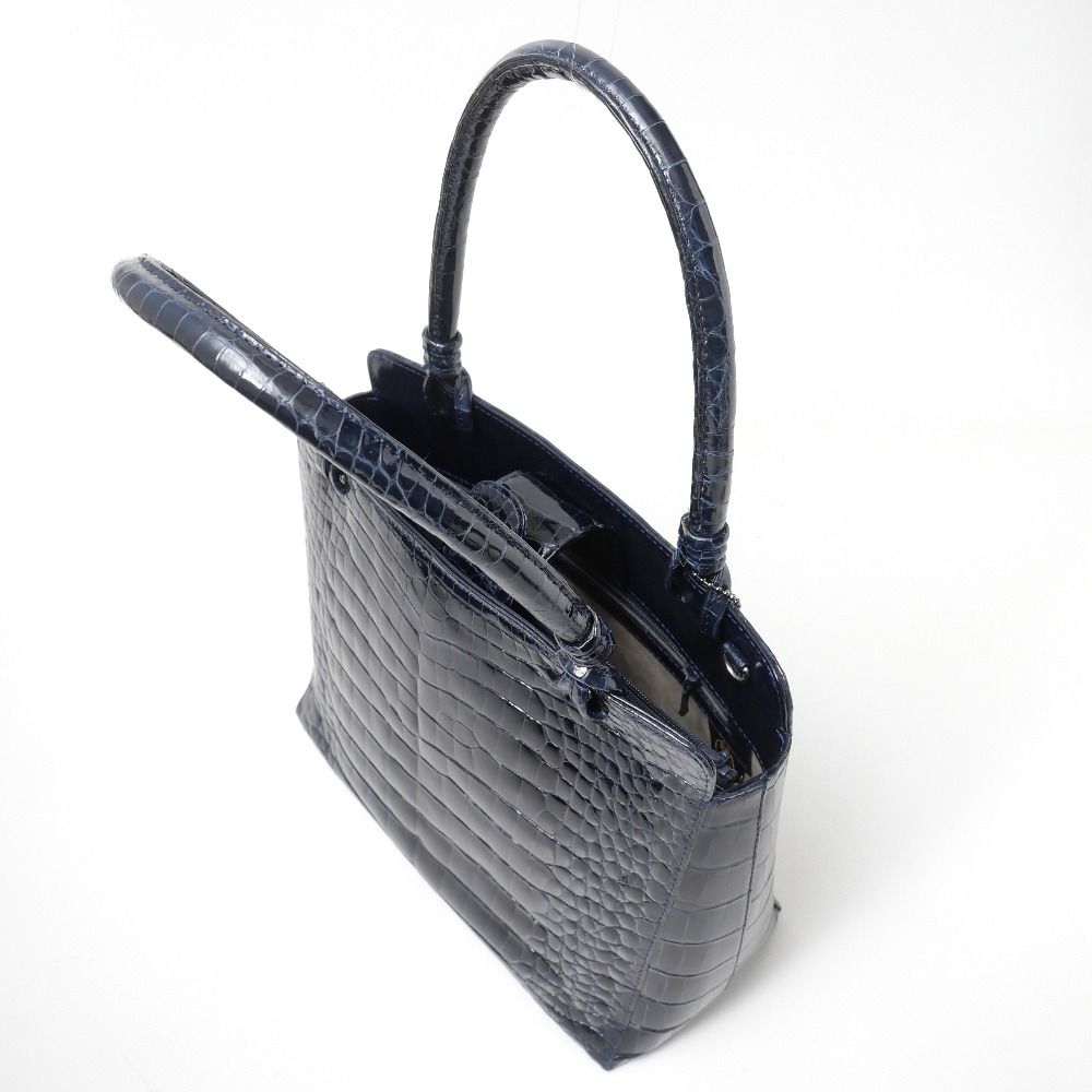 CROCODILE クロコダイル ハンドバッグ JRA認定 2WAY ショルダーバッグ