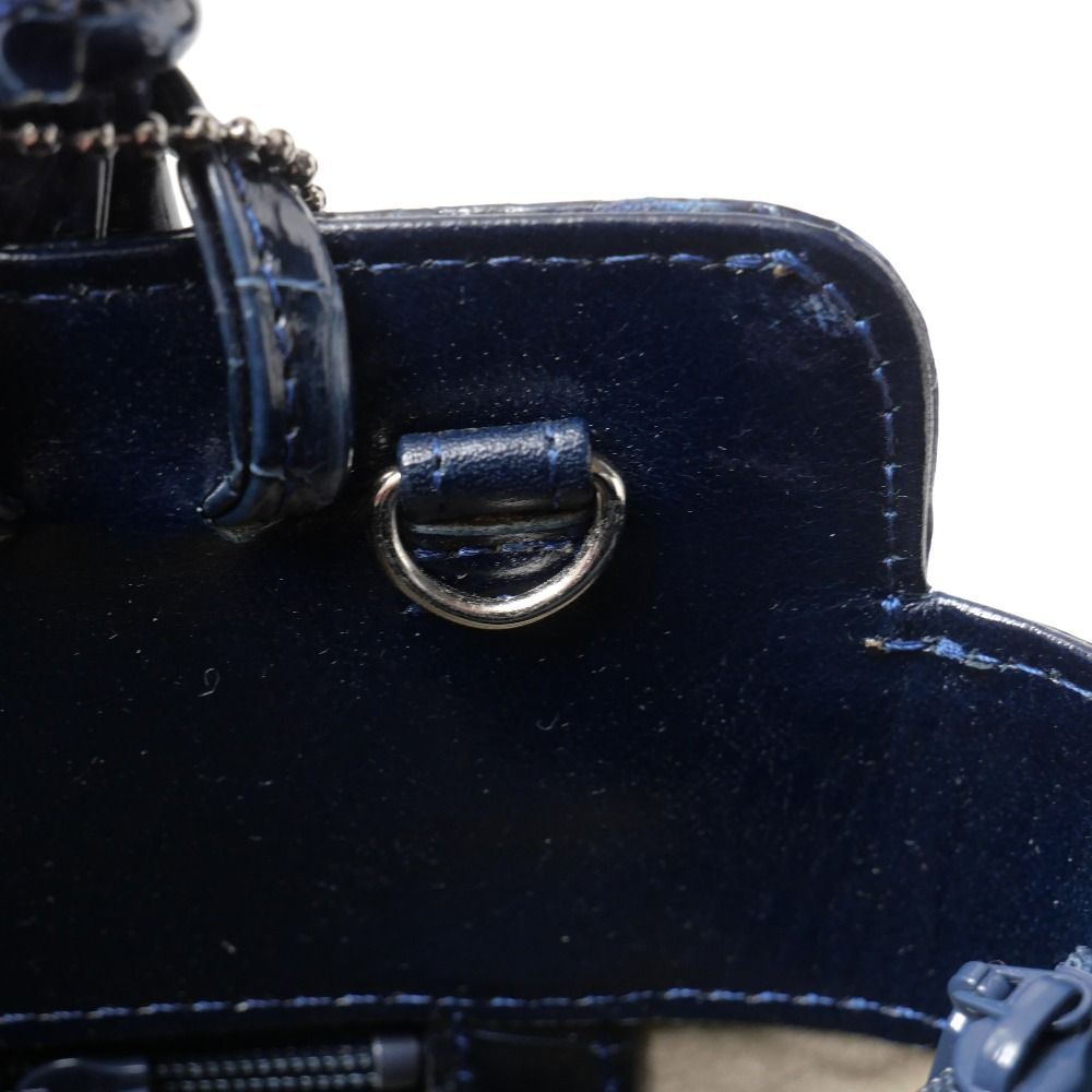 CROCODILE クロコダイル ハンドバッグ JRA認定 2WAY ショルダーバッグ