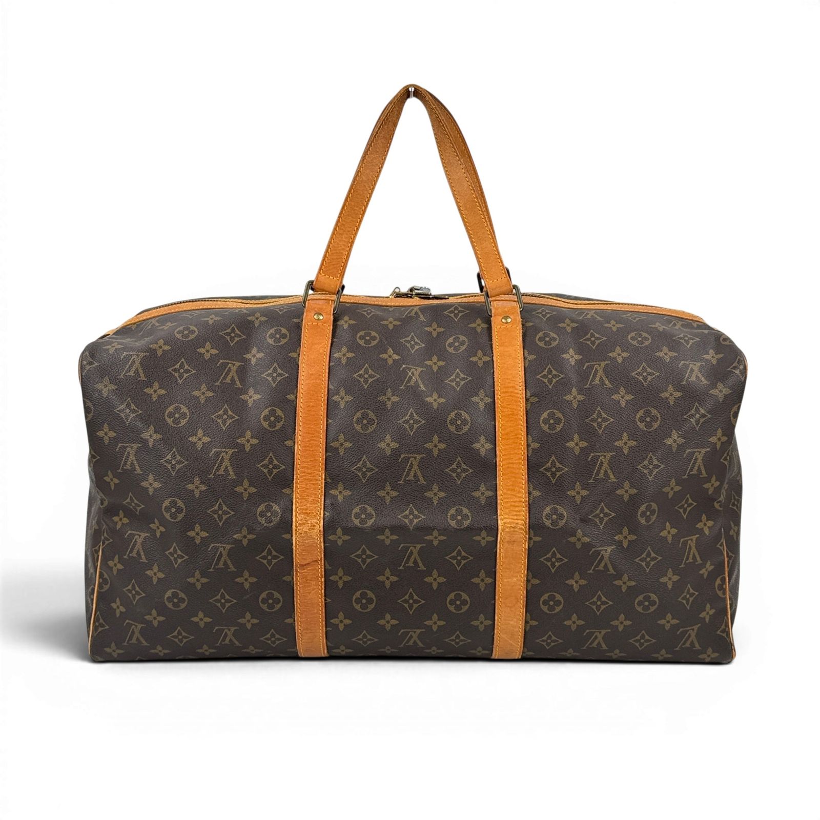 LOUIS VUITTON スープル55 ボストンバッグ　モノグラム LOUIS VUITTON サックスープル55 モノグラムキャンバス ブラウン
