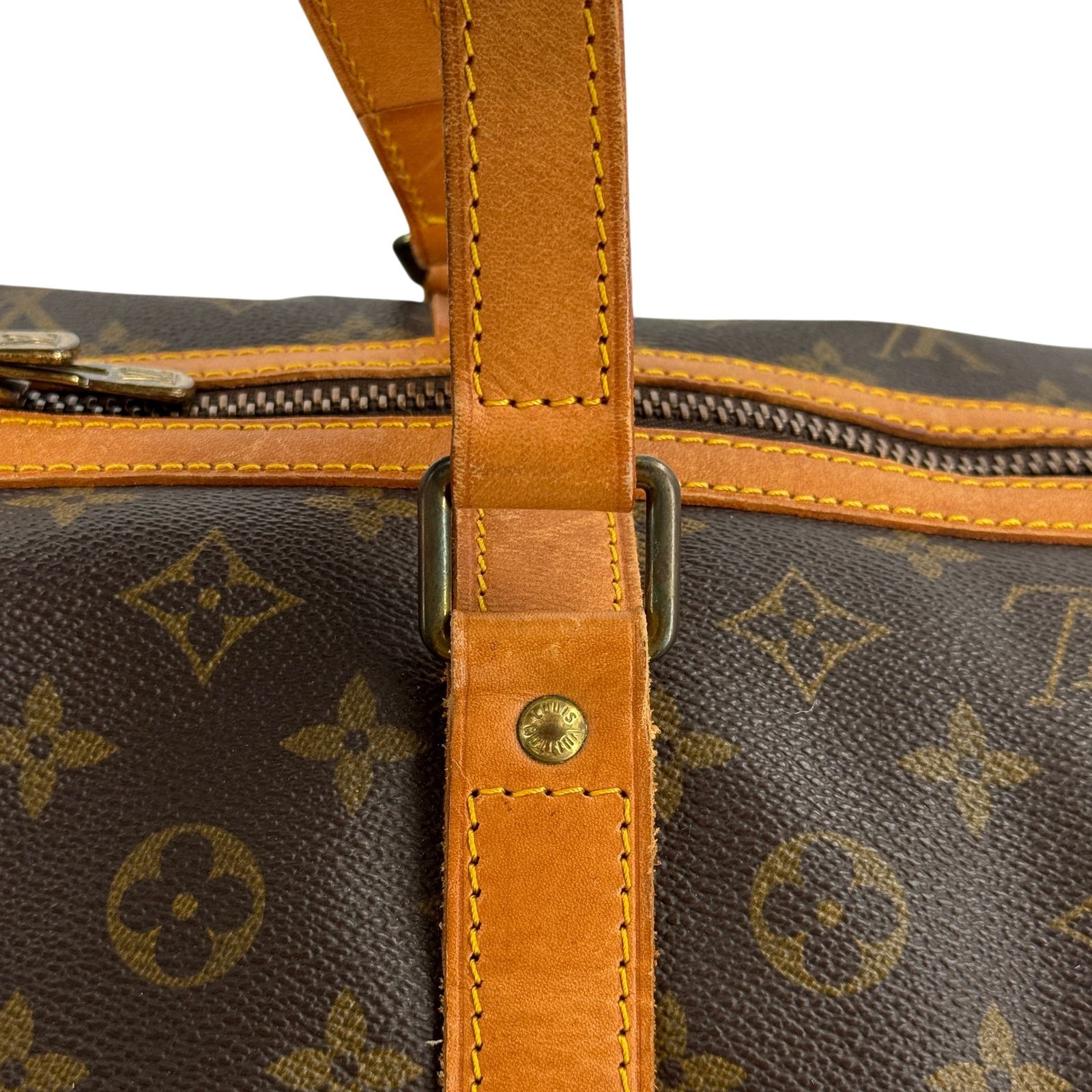 LOUIS VUITTON サックスープル55 モノグラムキャンバス ブラウン