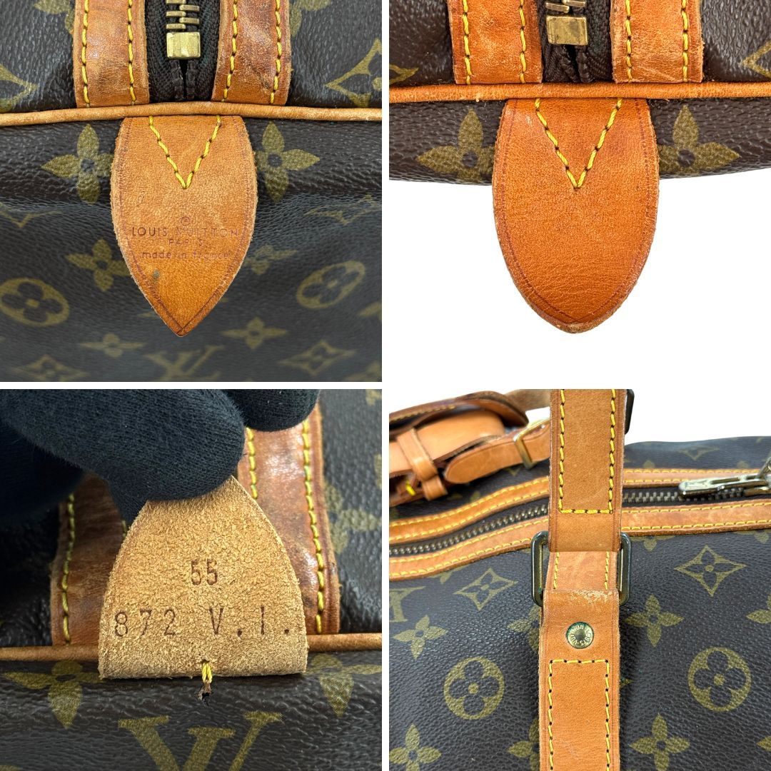 LOUIS VUITTON モノグラム サック・スープル55 ボストンバッグ 旧型