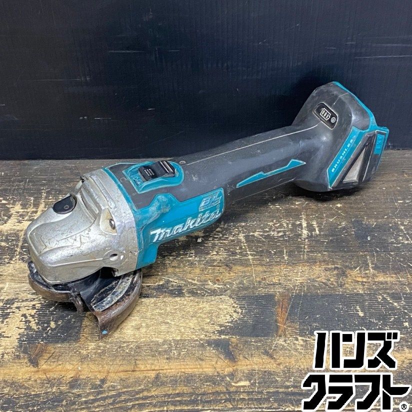 ●【送料無料】【中古品】makita マキタ GA404DZ 充電式ディスクグラインダ 100mm 18V対応 ※本体のみ ※使用感有 【ハンズクラフト久留米上津BP店】