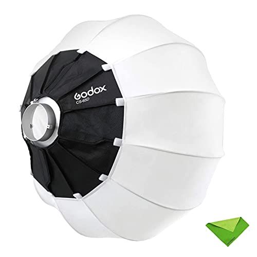 【新品】Godox 65cm ランタンソフトボックスGodox SL-60W VL150 SL-150W II Aputure 300D Mark II 120D およびその他のBowensマウントライト用肖像画 屋外撮影 室内撮影 写真のポ c0a4d8c5