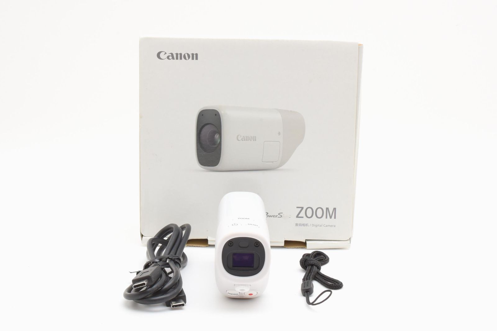★美品★キヤノン Canon PowerShot ZOOM ホワイト WH 写真と動画が撮れる望遠鏡★ T13＃5625