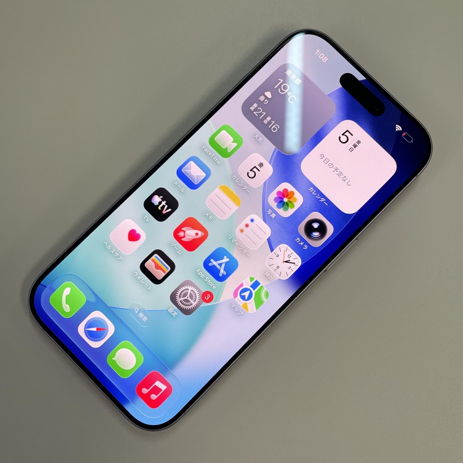 docomo iPhone 17 256GB ラベンダー