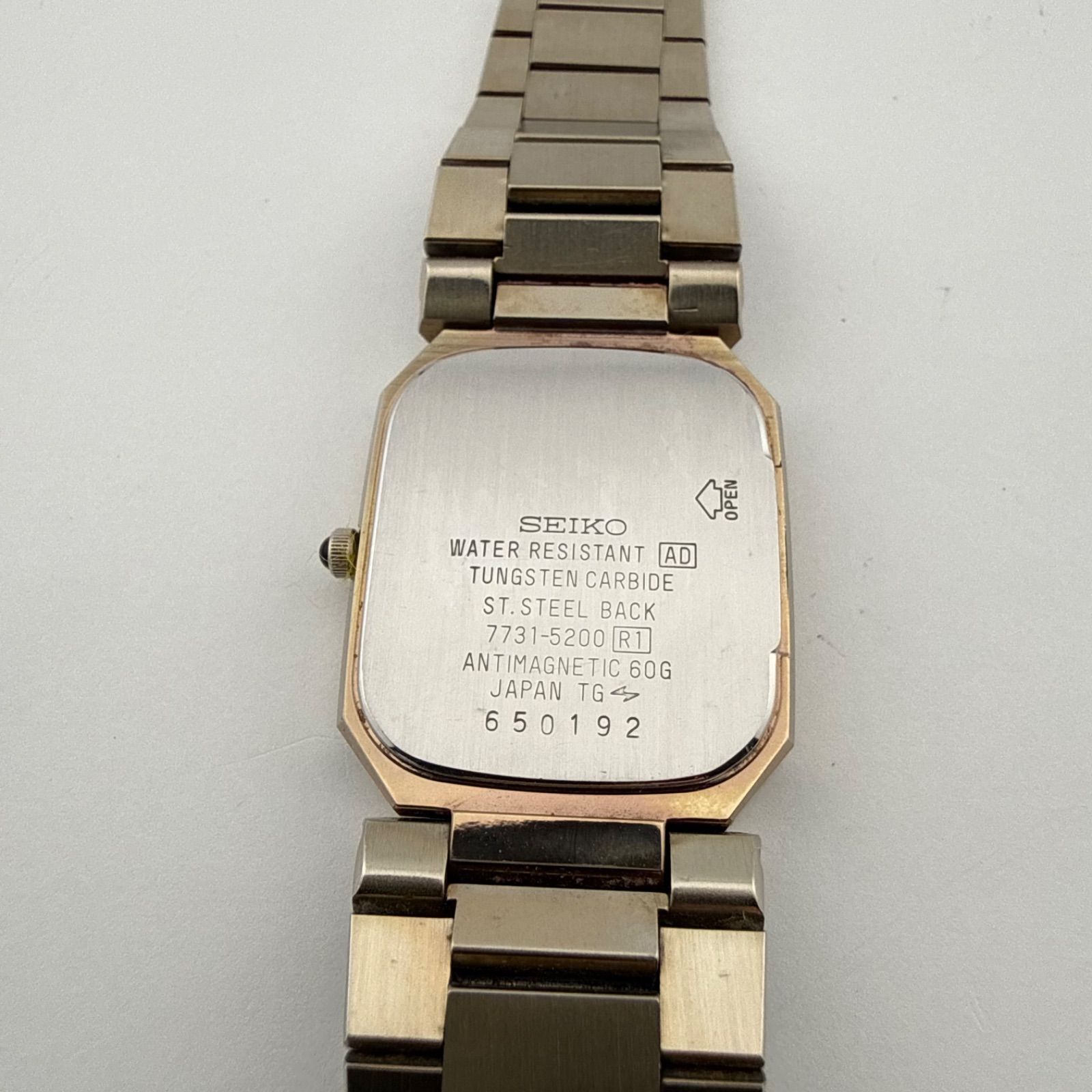 SEIKO 7731-5200 セイコー DOLCE ドルチェ TUNGSTEN タングステン