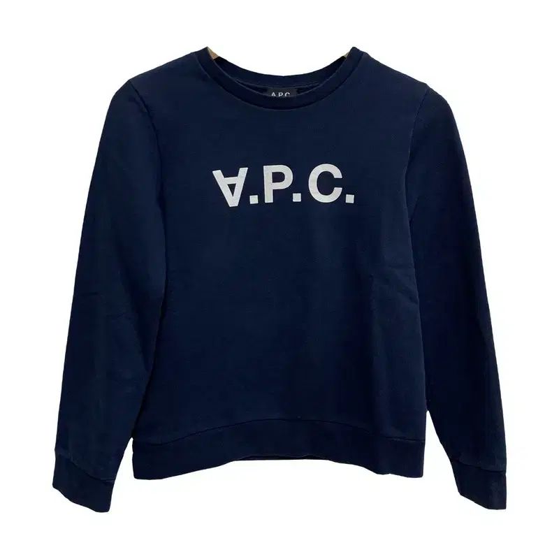 レディース Sサイズ / A.P.C. アーペーセー ロゴ コットン スウェット