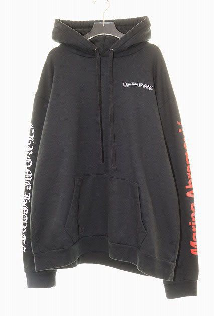 クロムハーツ CHROME HEARTS × MARINA ABRAMOVIC グラフィック スウェット プルオーバー パーカー ブラック L マリーナ アブラヒモビッチ 【ブランド古着ベクトル】【中古】☆AA★ 260605