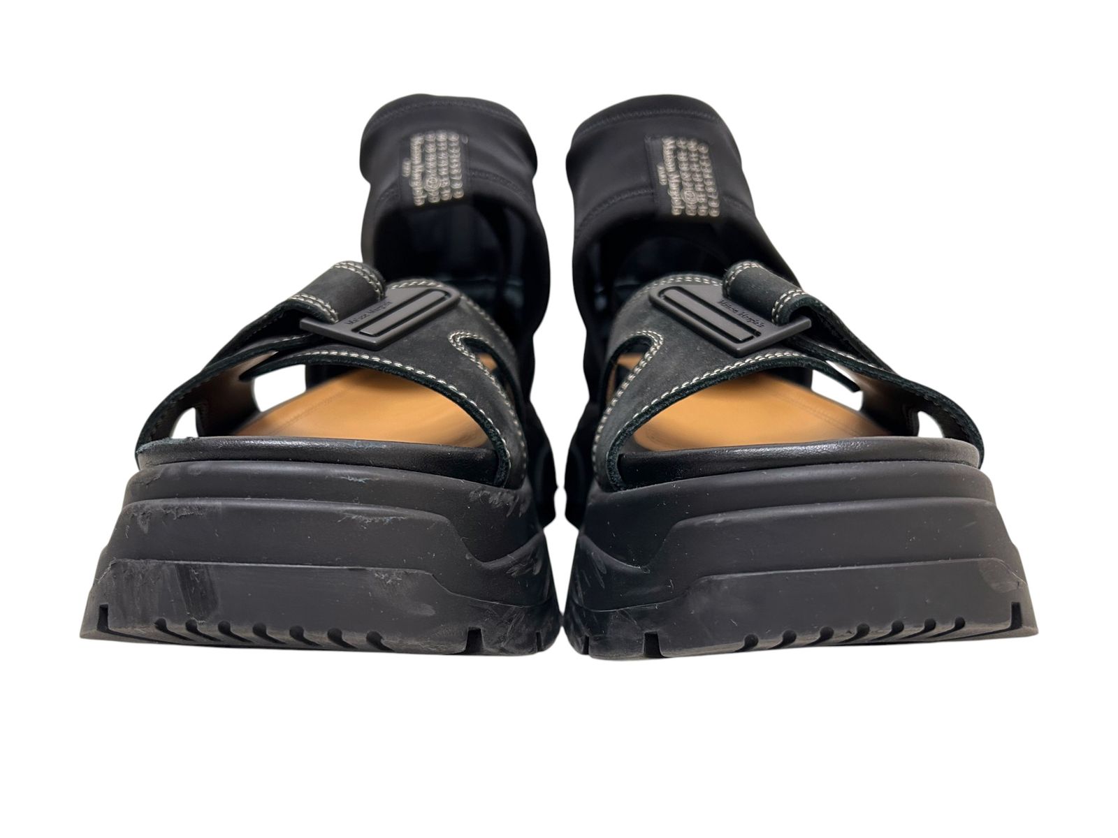 未使用10万 メゾンマルジェラ ストラップ サンダル 41 Maison Margiela (メゾンマルジェラ) タッチストラップサンダル