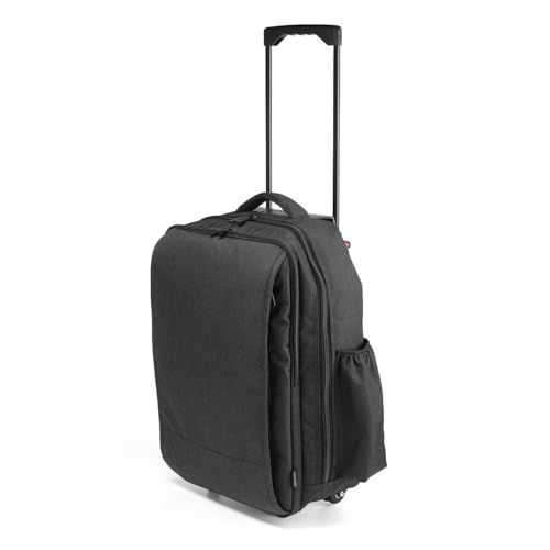 [サンワダイレクト] キャリーバッグ リュック 大容量 35L 2Way 機内持ち込み 出張 旅行 2?3泊 キャスター付き バッグ ビジネス ブラック 200-BAGCR012BKpms