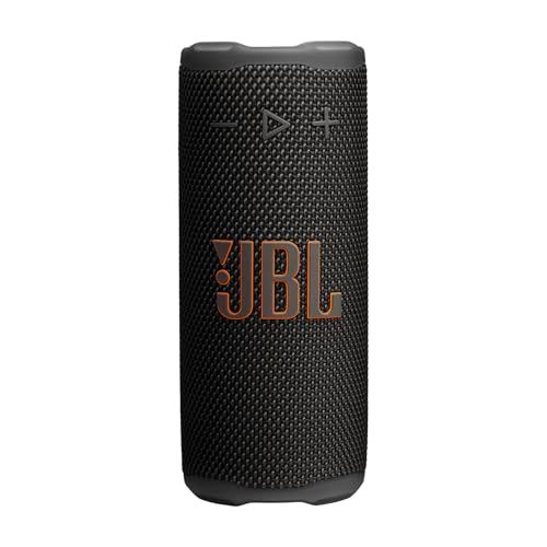 JBL GRIP/スマートサイズ ポータブルスピーカー/Bluetooth対応 / IP68 防塵防水/アンビエントライト/アプリ対応/USB-C/AURA CAST マルチスピーカー接続/ブラック/JBLGRIPBLKpms