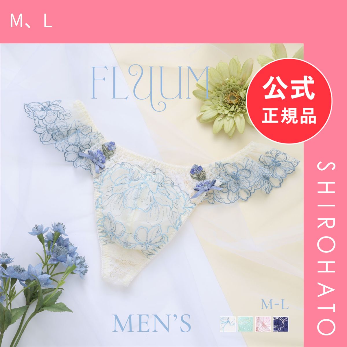 メール便】【新品】フェミニンメンズTバック M L メンズ 総レース T