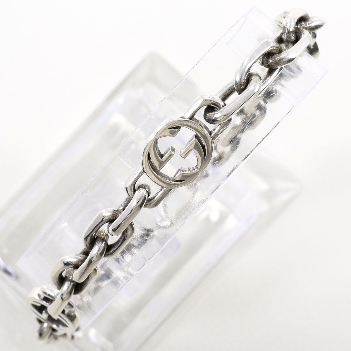 グッチ GUCCI インターロッキングＧ シルバー925 ブレスレット 総重量約19.8g 約20cm 25,752円