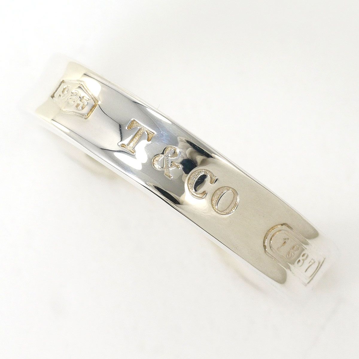 ティファニー TIFFANY&Co. 1837 シルバー925 リング・指輪 7.5号 総重量約3.7g 15,246円