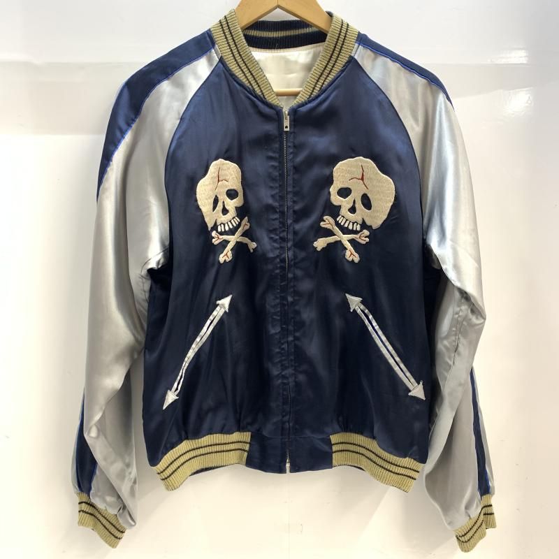 【中古】TOYO リバーシブルスカジャン ドクロ×龍 M TT10726 東洋[92]