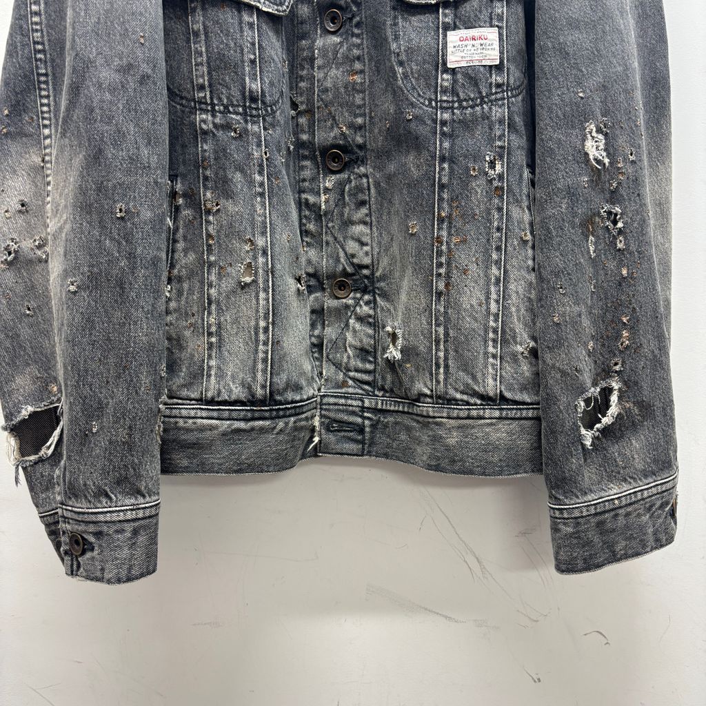 DAIRIKU ダイリク 24SS Damage Denim Jacket デニムジャケット 24SS D 