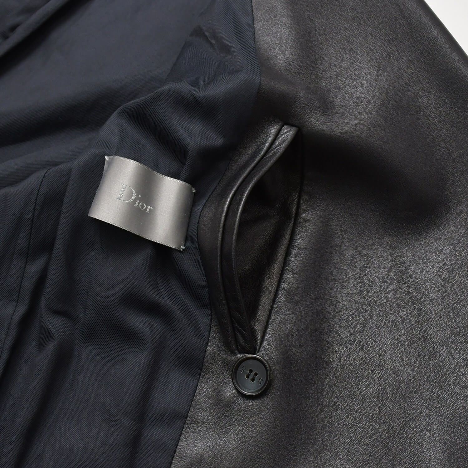 DIOR HOMME ディオール オム レザートレンチコート 6HH5034001 サイズ 