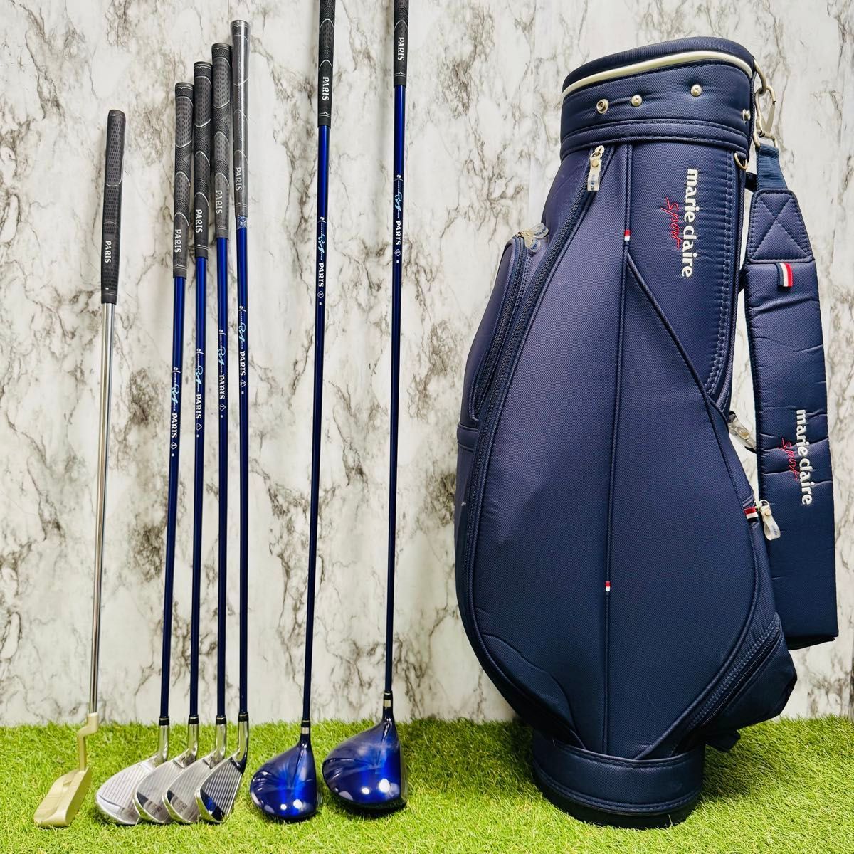 良品】コースデビュー 初心者推奨 パリス レディースゴルフセット 7本
