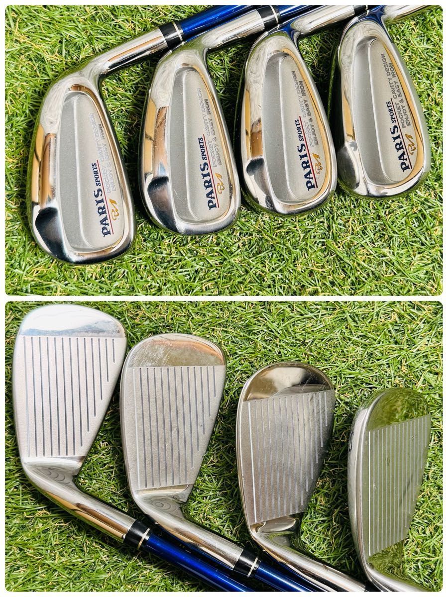 良品】コースデビュー 初心者推奨 パリス レディースゴルフセット 7本