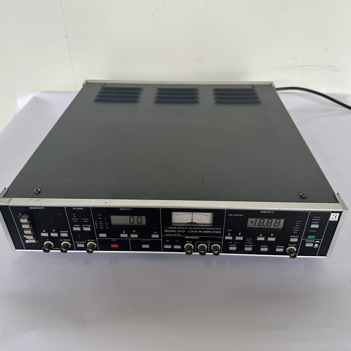 【通電のみ確認・ジャンク扱い】EG&G 5210 ロックインアンプ（2位相）