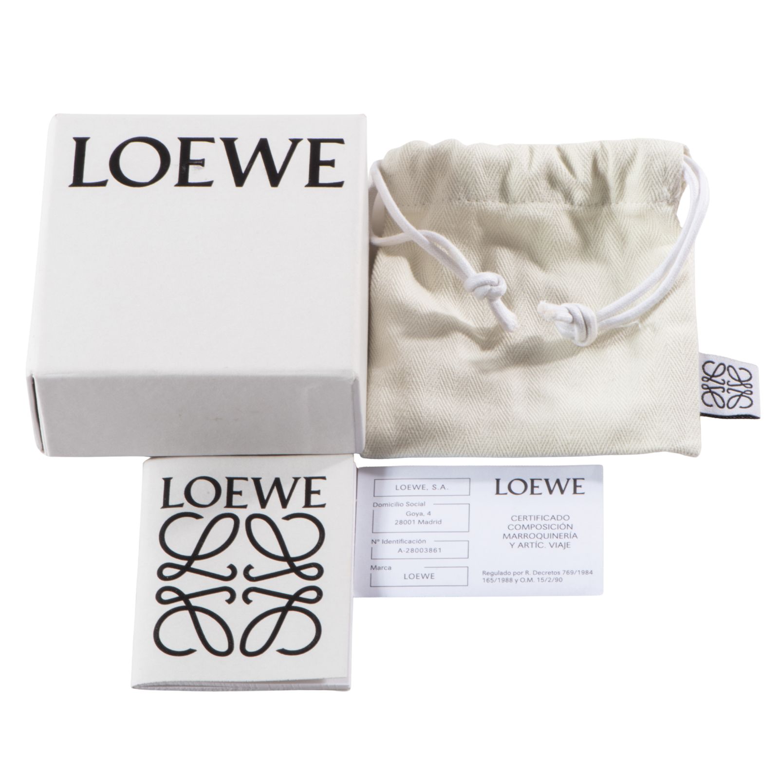 LOEWE ロエベ アナグラム ブローチ 111.27.027 真鍮 ピンク ゴールド