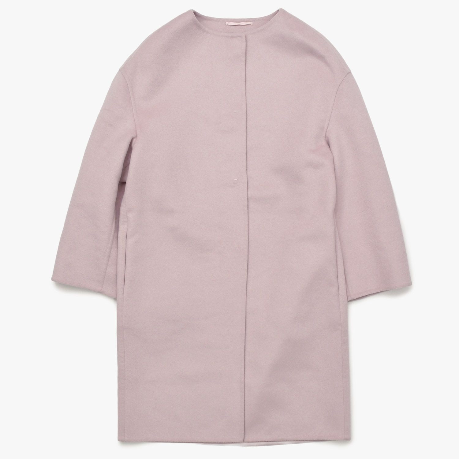 極美品 PRADA プラダ PINK ピンク コート ロングコート サイズ36 APD1 2015 1170 中古 4a002656