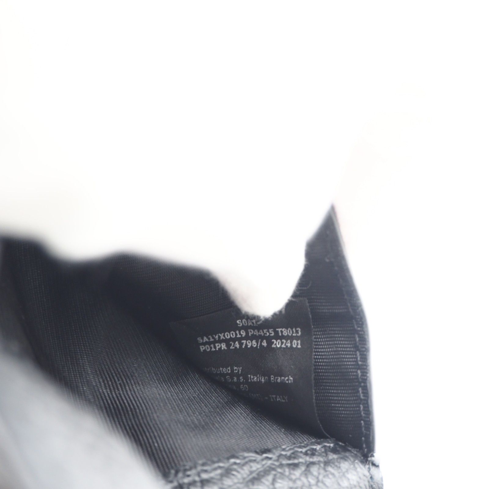 ★3日以内返品可★極美品 MAISON MARGIELA メゾンマルジェラ 4ステッチ ジップウォレット SA1VX0019 コインケース ブラック ホワイト カーフレザー メンズ