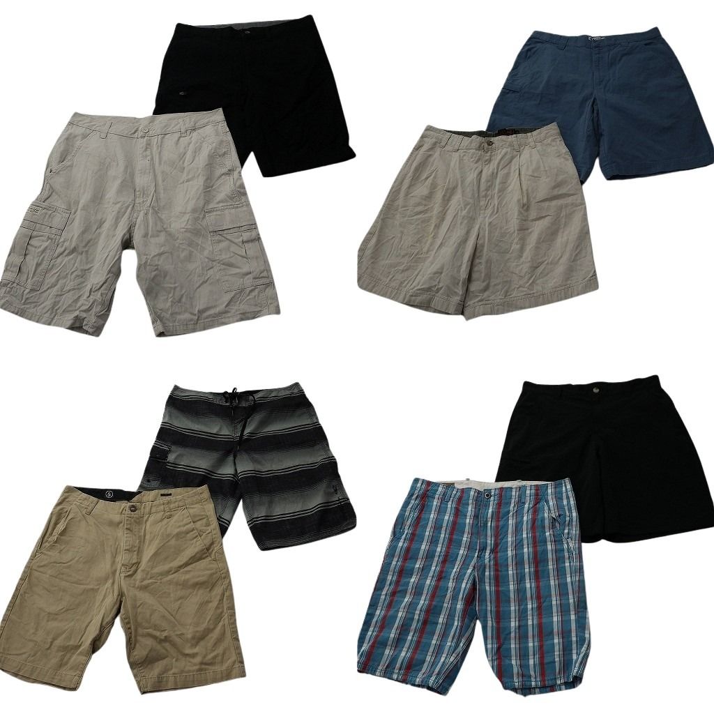 古着卸 まとめ売り ブランドMIX ショートパンツ 8枚セット ( メンズ 34 ) リーバイス コロンビア エディーバウアー 中古 古着 NF1052