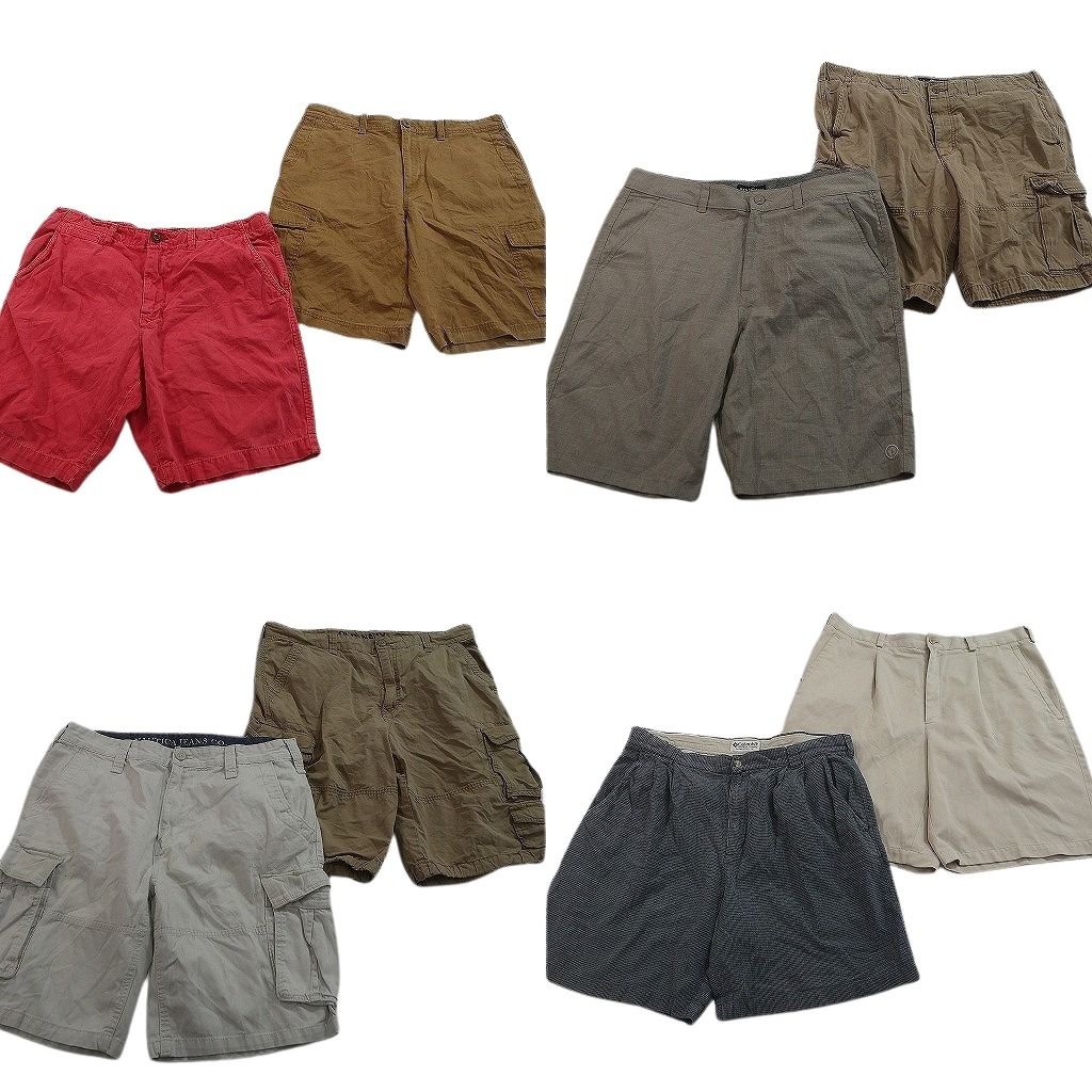 古着卸 まとめ ブランドMIX ショートパンツ 8枚セット ( メンズ 36 ) コロンビア オールドネイビー アバクロ ノーティカ 中古 古着 NF1083