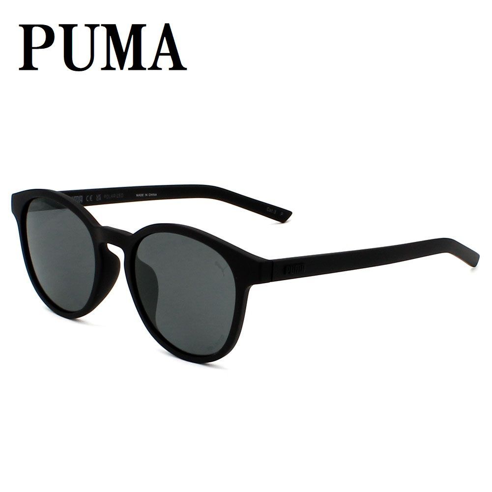 プーマ PUMA PU0500SA 001 サングラス アジアンフィット メガネ 眼鏡 UVカット 紫外線カット メンズ レディース 偏光 ブラック スモーク