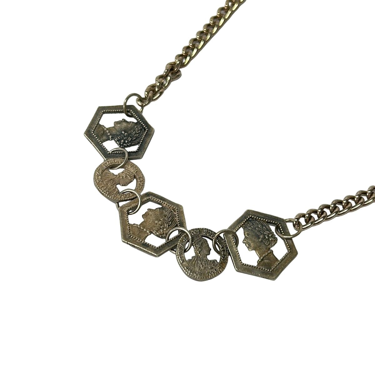 agete(アガット) ネックレス - ブロンズ コイン/2022 Spring Collection