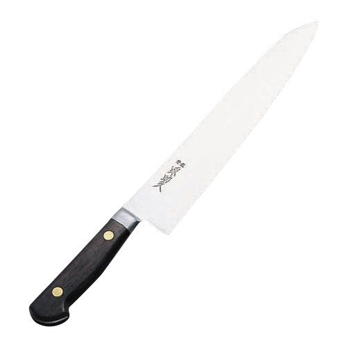 新品 助久 日本鋼ツバ付牛刀 300mm