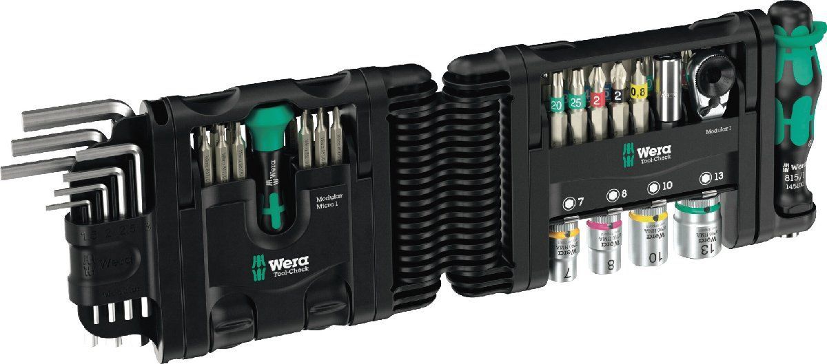 WERA ヴェラ 049020 ツールチェック モジュラー セット 50点入 049020 Tool-Check Modularは異なる部品を組み合わせることができます