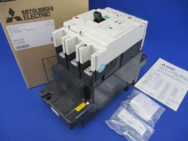 漏電アラーム遮断器 3P20A 100・200・500mA 100/440VAC NV125-SV3P20A