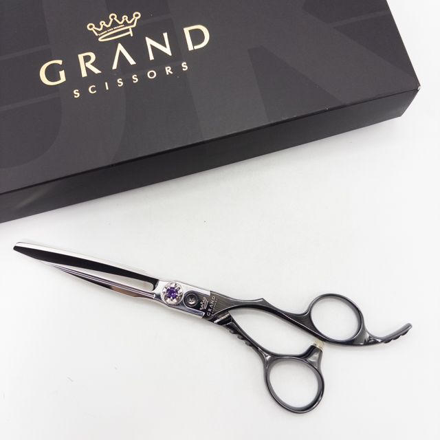 【GRANDグランド UKクラフト】Livertaリベルタ シザー オフセット 理容 美容ハサミ 美容師 理容師 右利き 6インチ 中古 sc3284