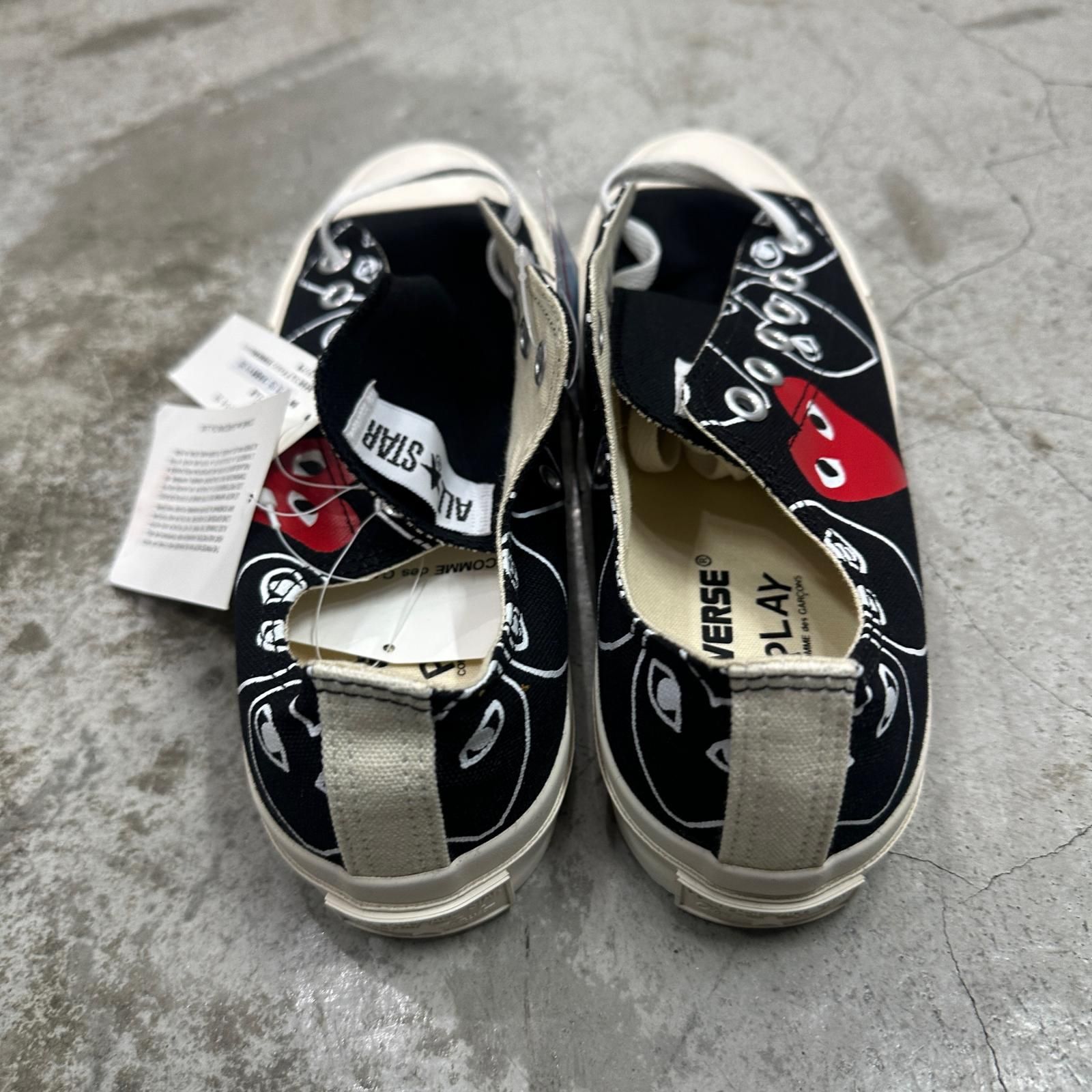 未使用 PLAY COMME des GARCONS × CONVERSE Chuck Taylor Low チャック 