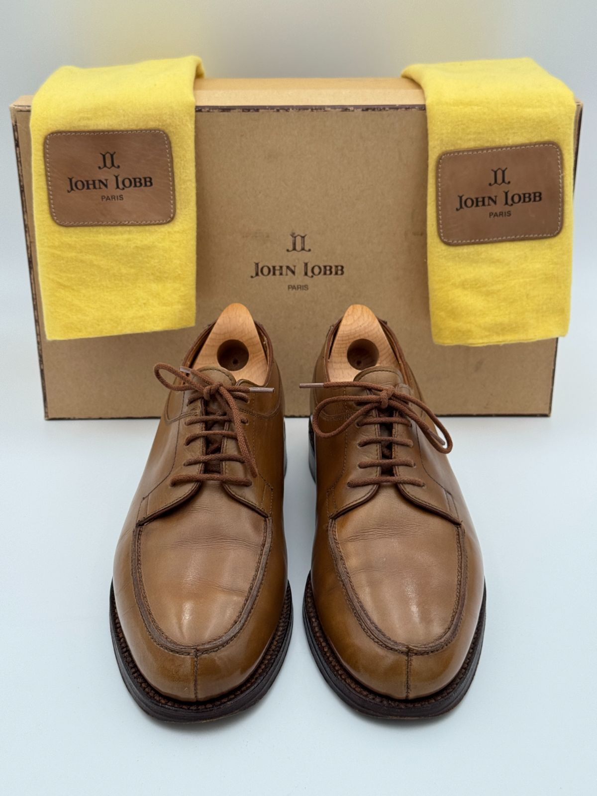 茶箱ジョンロブ John Lobb バロス Barros UK5.5E 約24cm ラスト292 