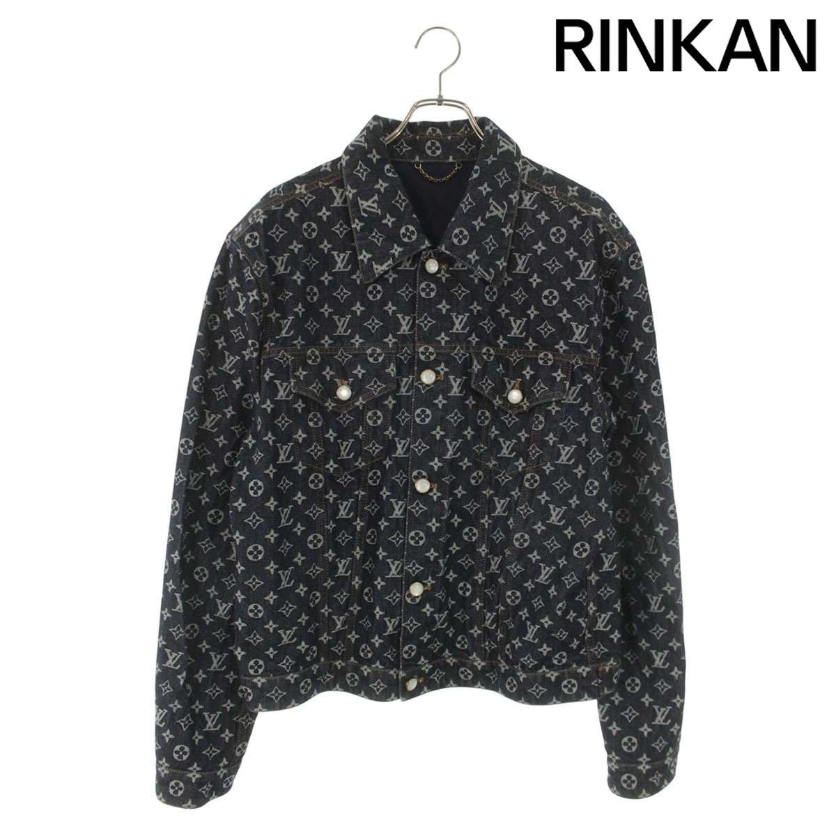 ルイヴィトン 24AW RM242M UZD HRA79W モノグラムジャガードデニムジャケット メンズ 52