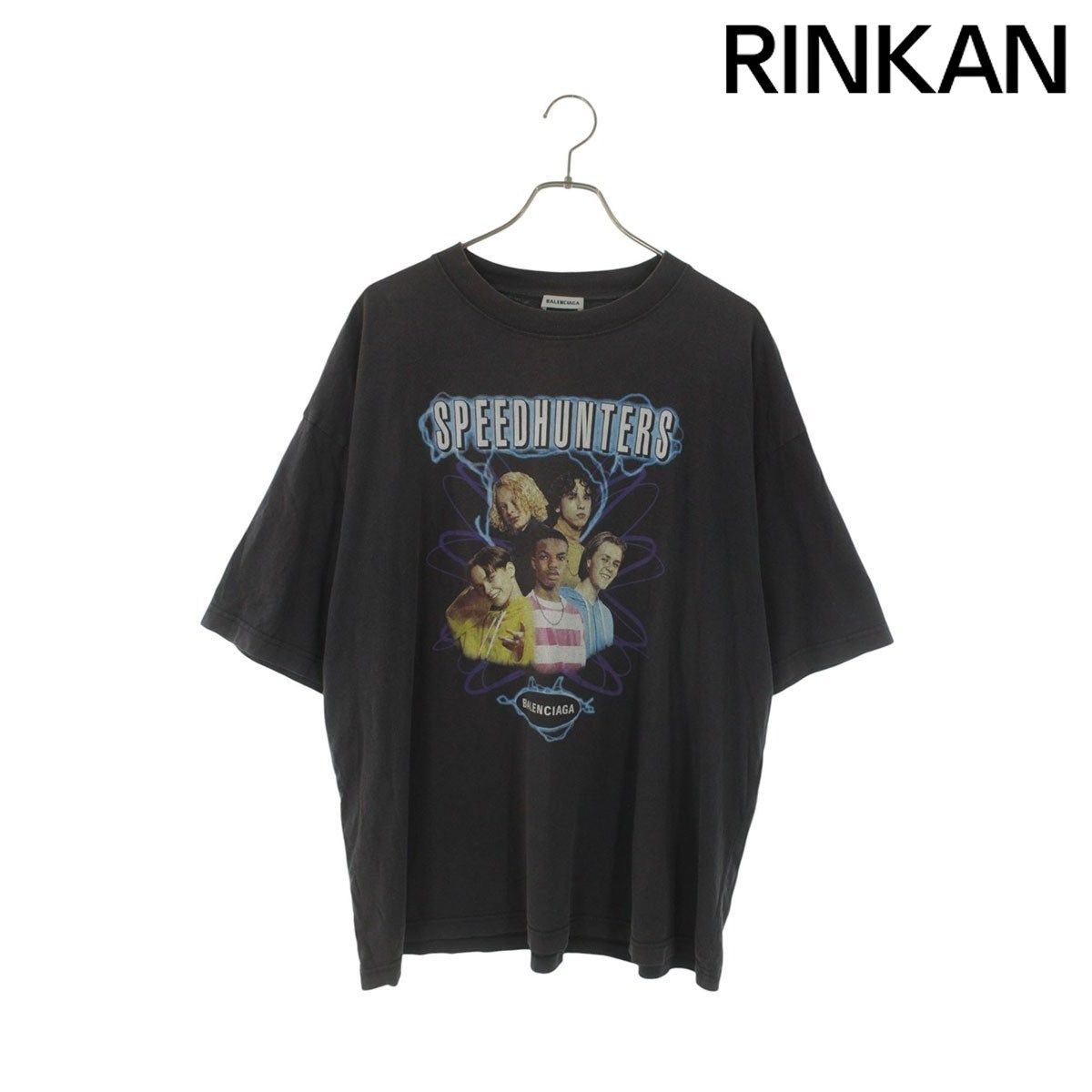 バレンシアガ 541703 TCV38 スピードハンターズプリントTシャツ メンズ L