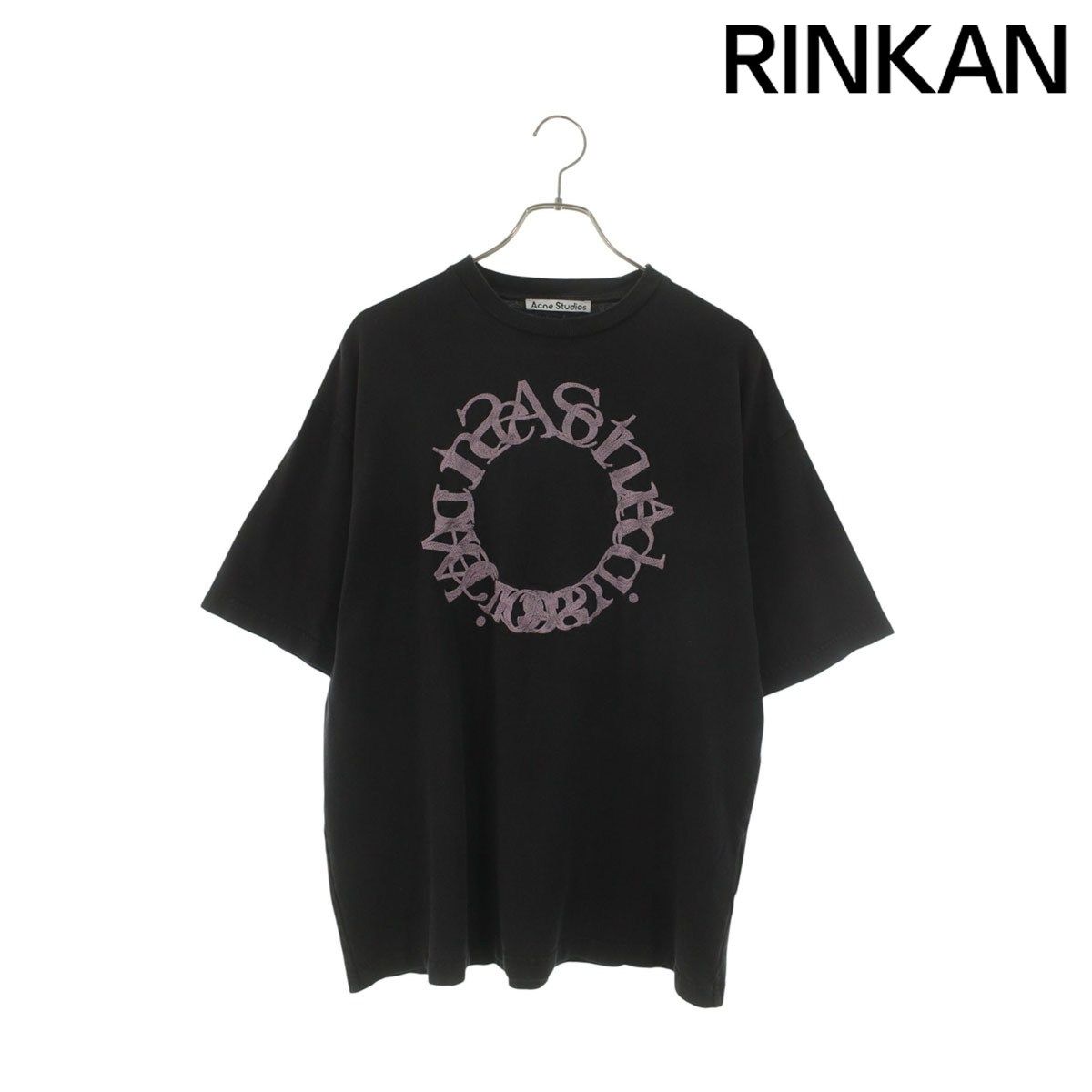 アクネストゥディオズ FN-MN-TSHI000332 サークルロゴ刺繍Tシャツ メンズ XS