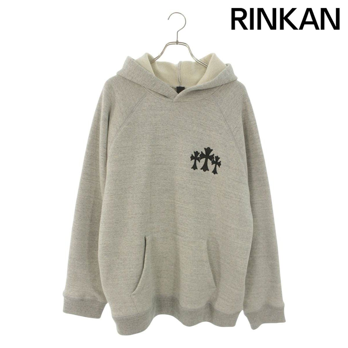 クロムハーツ 7-11 HOODIE バックCHロゴクロス刺繍プルオーバーパーカー メンズ XL