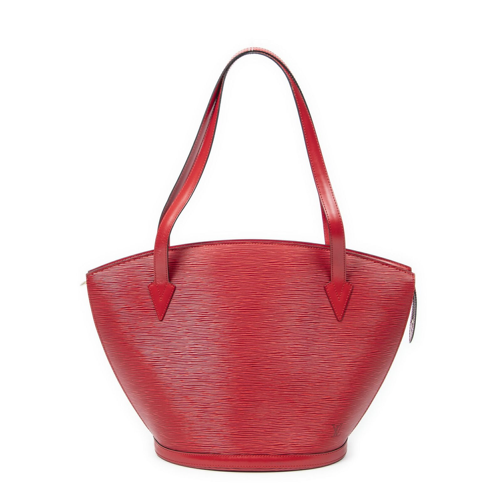 [中古] LOUIS VUITTON ルイヴィトンサンジャックのショッピング赤エピA