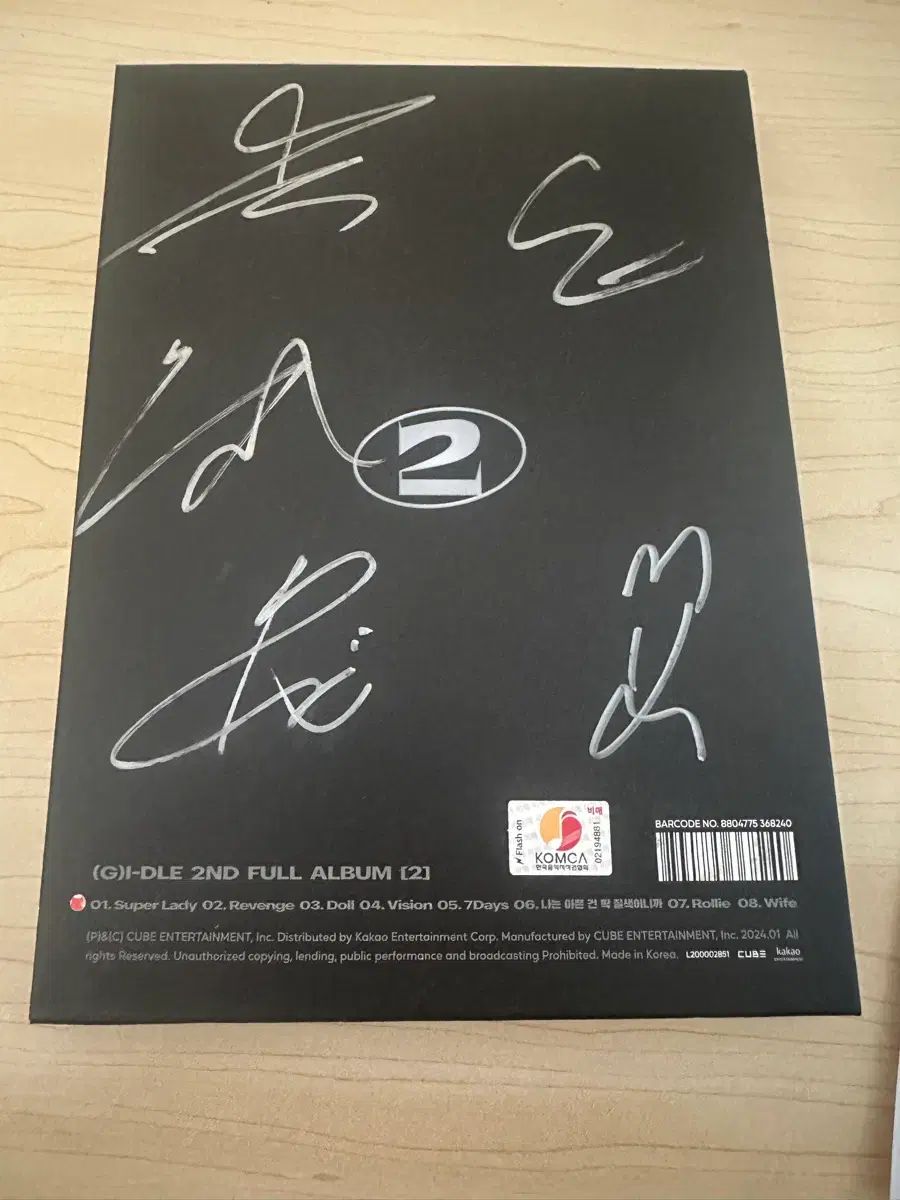 (レディース)アイドゥル 2nd Album サイン入り アルバム