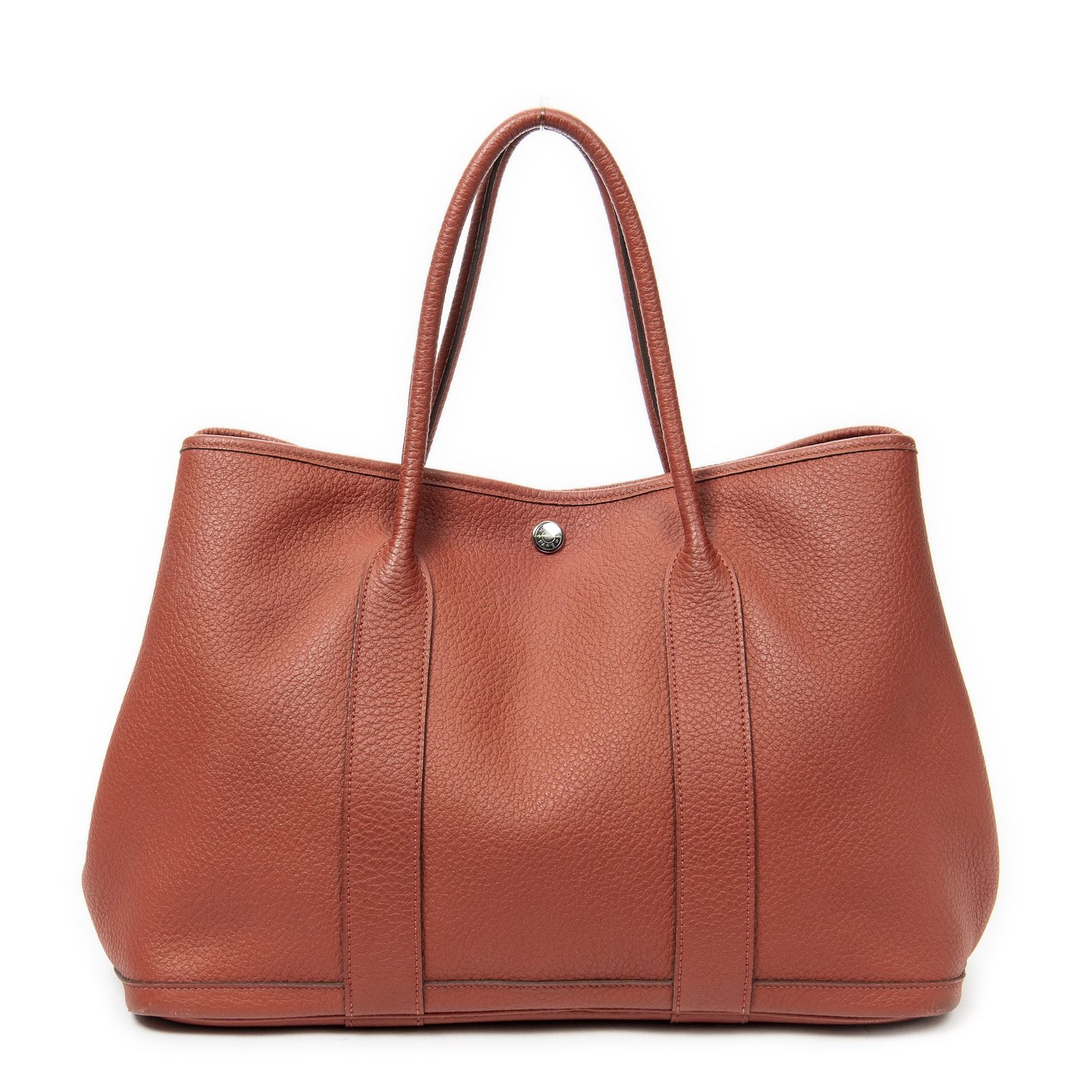 [中古] HERMES エルメスガーデンパーティールージュ デュシェネゴンダレザーA