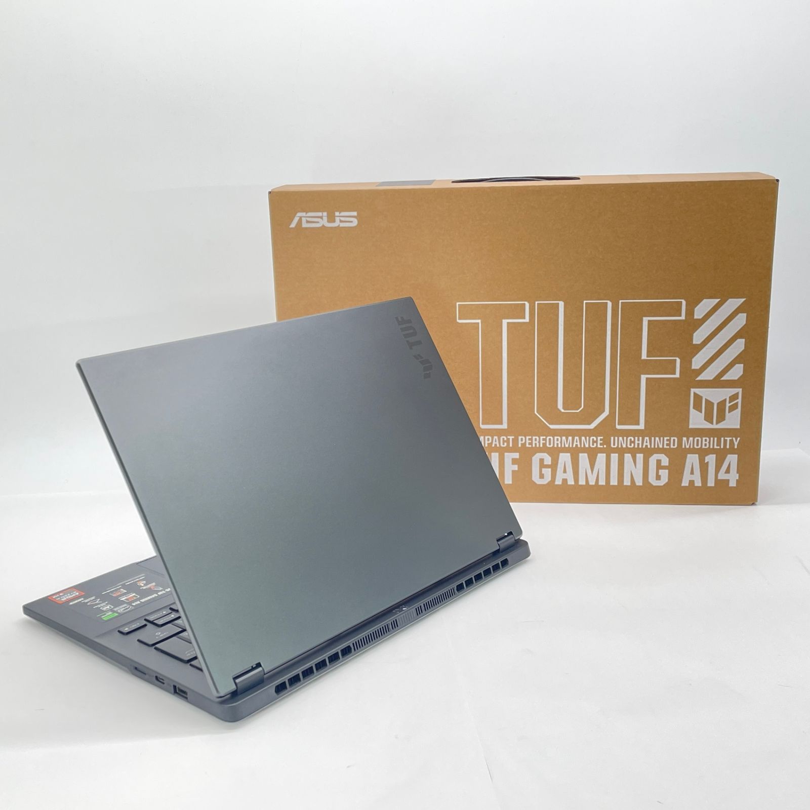 美品 ASUS TUF Gaming A14 FA401WV Ryzen AI 9 HX 370 32GB SSD 1TB RTX 4060 バッテリー最大容量95% 【C7910-100】