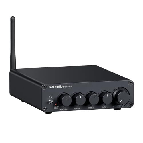 ☆新品☆Fosi Audio BT30D PRO Hi-Fi Bluetooth 5.0 パワーアンプ TPA3255 2.1チャンネル ミニクラスD 統合アンプ プリメインアンプ 165Wx2+350W ステレオオーディオアンプ 家庭/屋外 7b233b4b